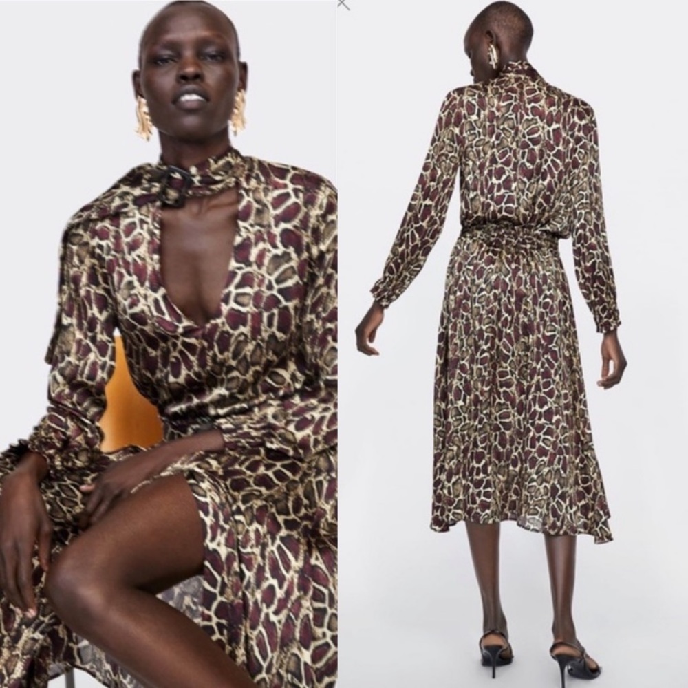 Zara print blouse